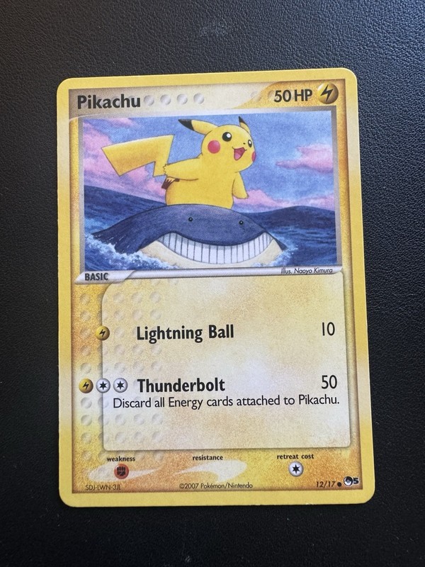 POKEMON TCG PIKACHU 12/17 POP SERIES 5 NORMAL!!
