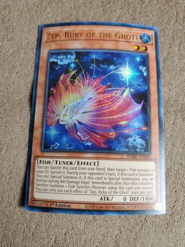 Yugioh Zep, Ruby of the Ghoti DABL-EN085 Ultra Rare 1st Ed NM
