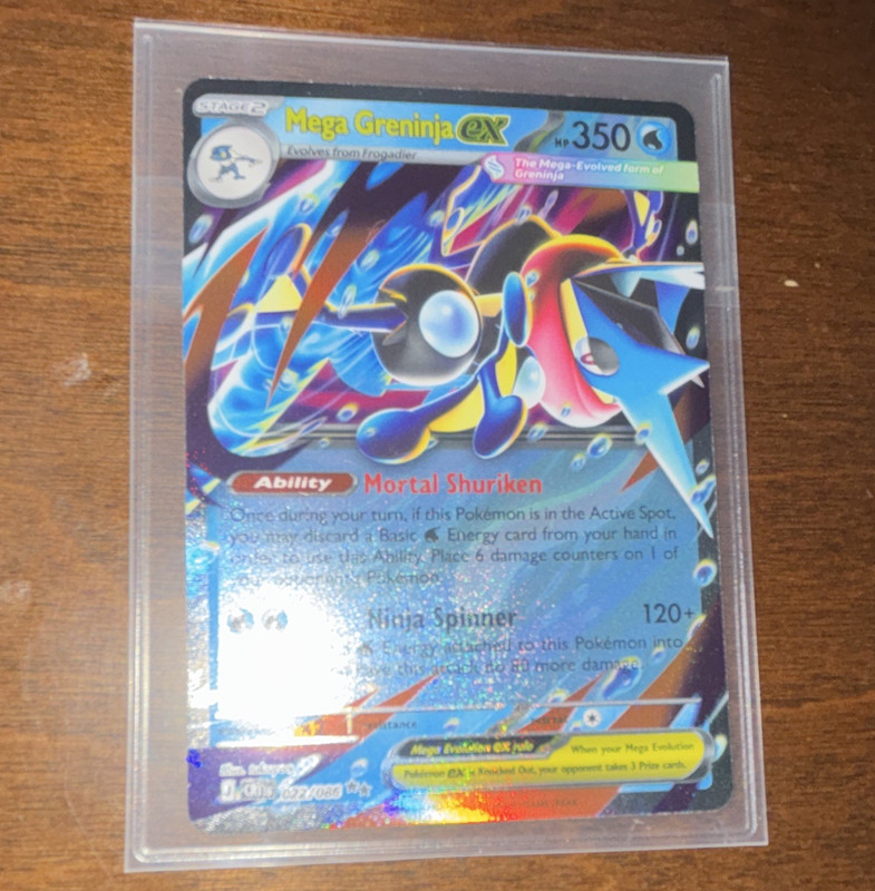 Nintendo Mega Greninja EX 022/086Pokemon TCG Full Art Holo Ultra Rare English