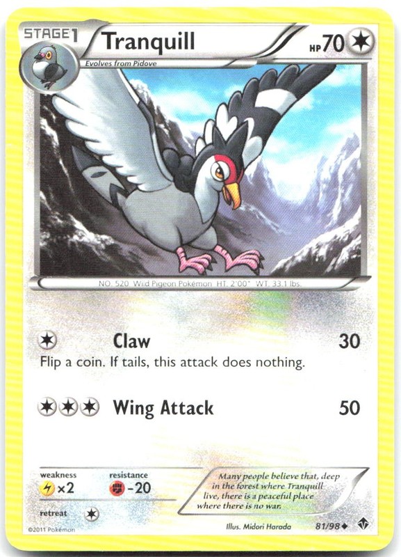 Tranquill Uncommon Emerging Powers 81/98 LP Midori Harada