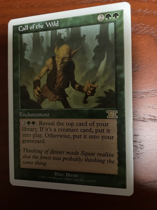 MTG Call Of The Wild CARD SINGLE USED EXCELLENT CONDITION SEE PHOTOS