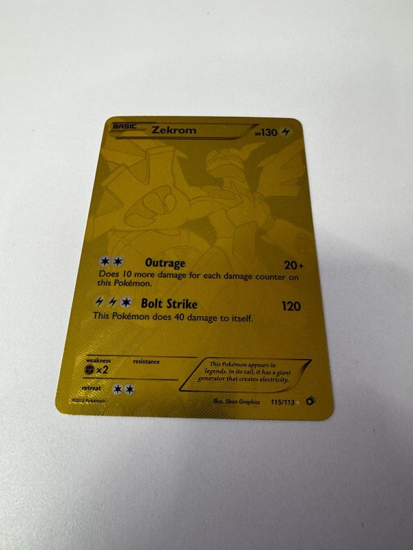 Zekrom (115 Full Art Secret Rare) 115/113 Legendary Treasures Holo