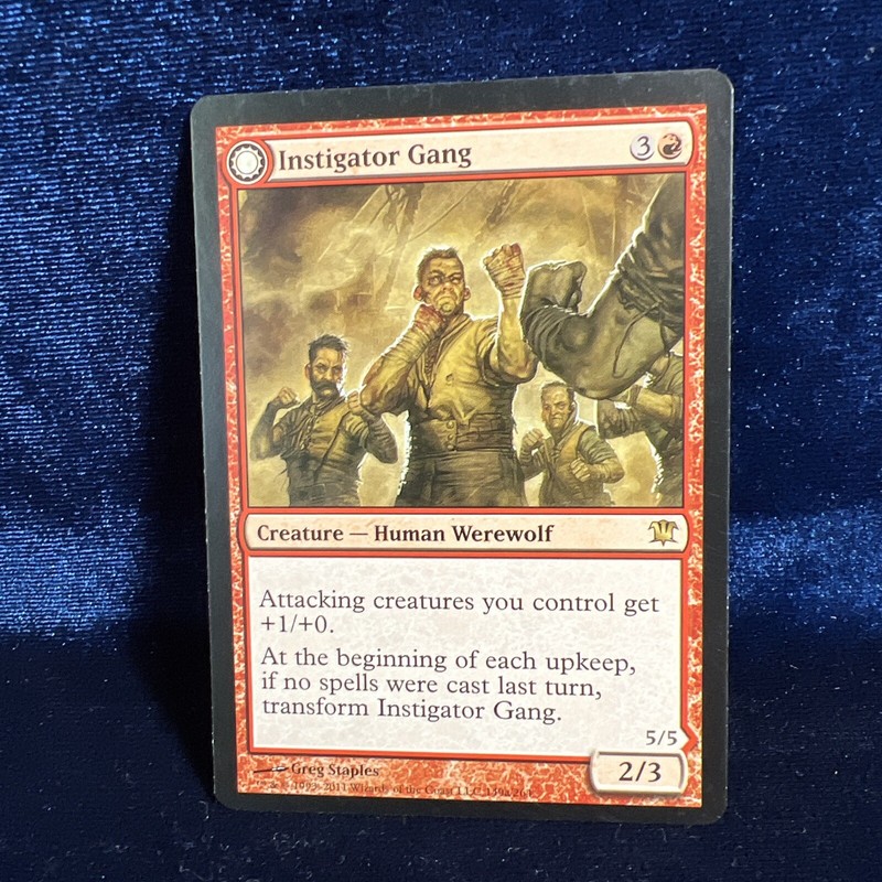 Instigator Gang / Wildblood Pack Innistrad Rare MTG Magic the Gathering Card