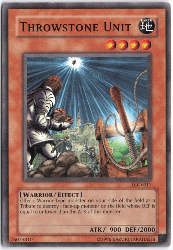 Yugioh – Throwstone Unit LOD-017 Unlimited – Legacy of Darkness