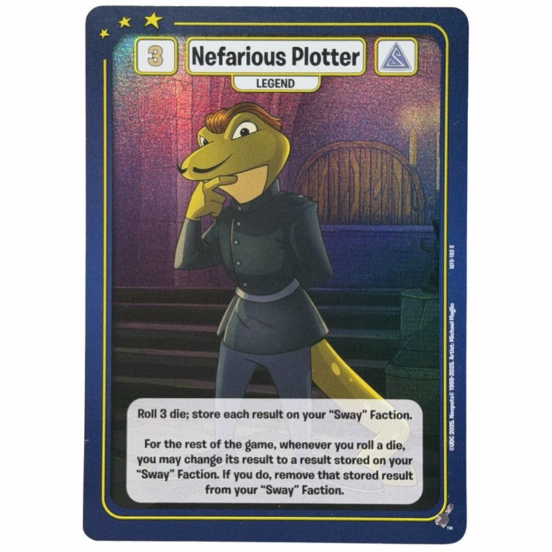 Nefarious Plotter Foil #169 | Neopets Battledome Tcg – War for the Obelisk