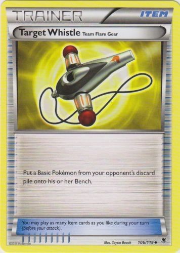 Target Whistle – 106/119 – Uncommon – Moderately Played