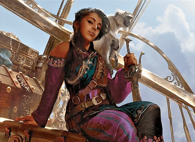 50x Pirate Tribal MTG Cards | 5x Rares | 1 Premium Pirate