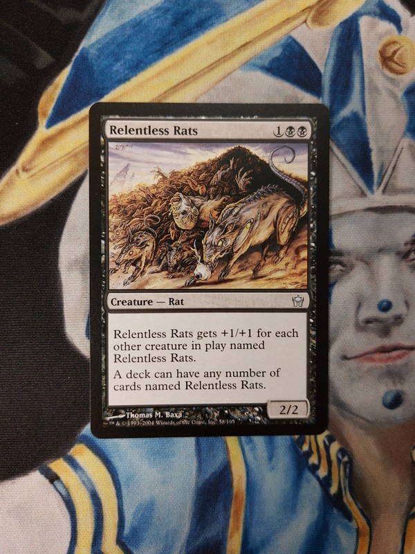 Relentless Rats MTG Fifth Dawn Black Uncommon Creature Near-Mint x1 RR13 gallery