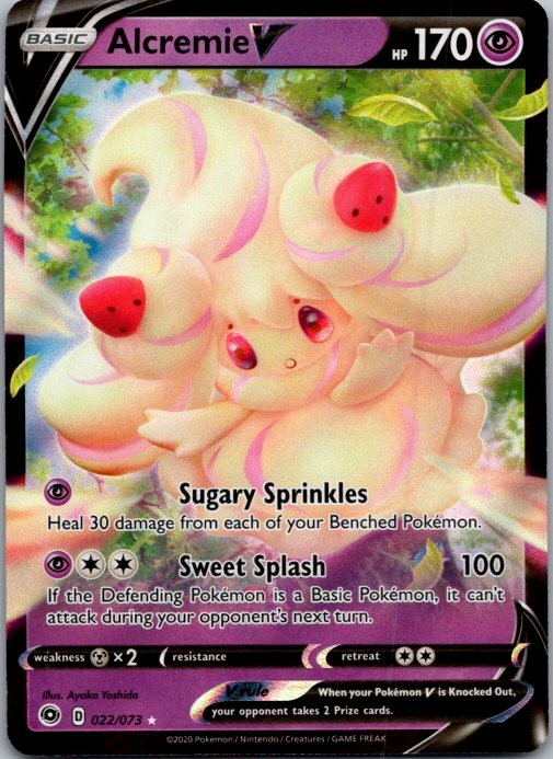 Alcremie V Champion’s Path 22/73 NM Holo