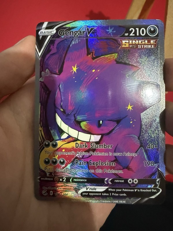 Gengar V Pokemon Card DISPLAY ART CARD gallery