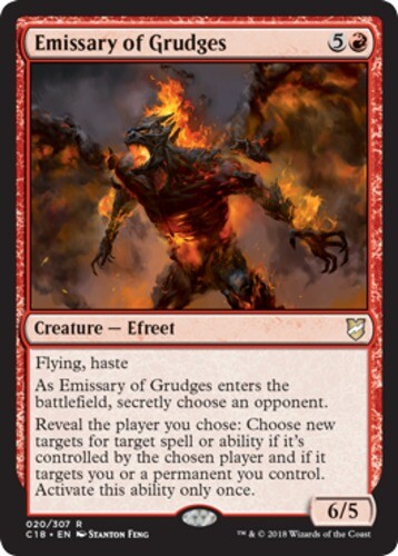 x1 Emissary of Grudges R MTG Commander 2018 M/NM, English