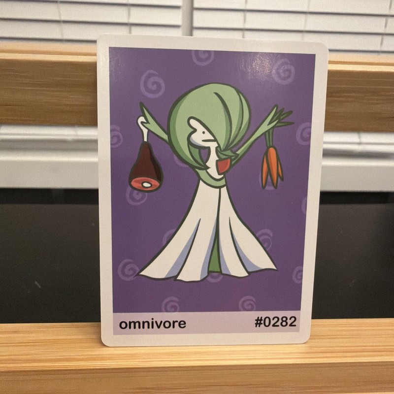 Pookiemoot Gen 3 – Omnivore (Gardevoir) #0282 – Pokemon Fan Art Non TCG