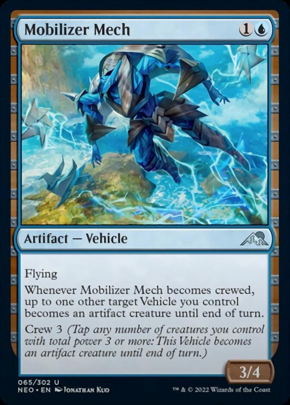 Mobilizer Mech [Kamigawa: Neon Dynasty] Magic MTG