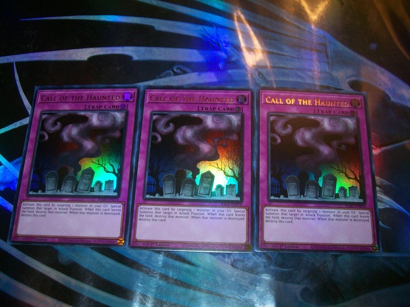 3x Call of the Haunted 1st Edition Ultra Rare RA05-EN076 Yu-Gi-Oh!