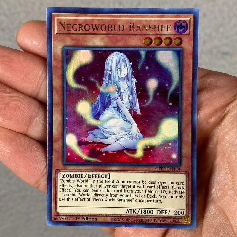 Yugioh! Necroworld Banshee – GFP2-EN114 – Ultra Rare – 1st Edition