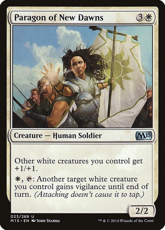 4x Paragon of New Dawns – NM/LP – Magic 2015 – SPARROW MAGIC