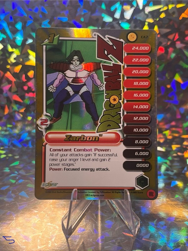 Zarbon CA7 Fusion Saga Cosmic Anthology Dragon Ball Z Limited Edition Promo Foil