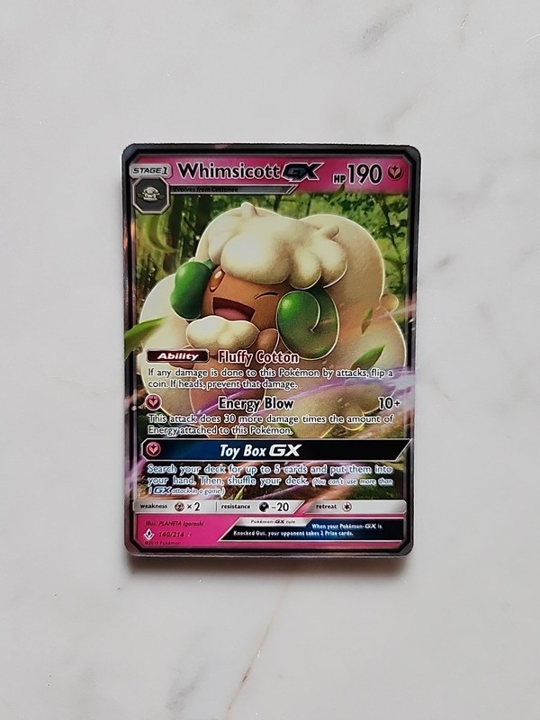 Whimsicott GX 140/214 Sm-Unbroken Bonds Holo