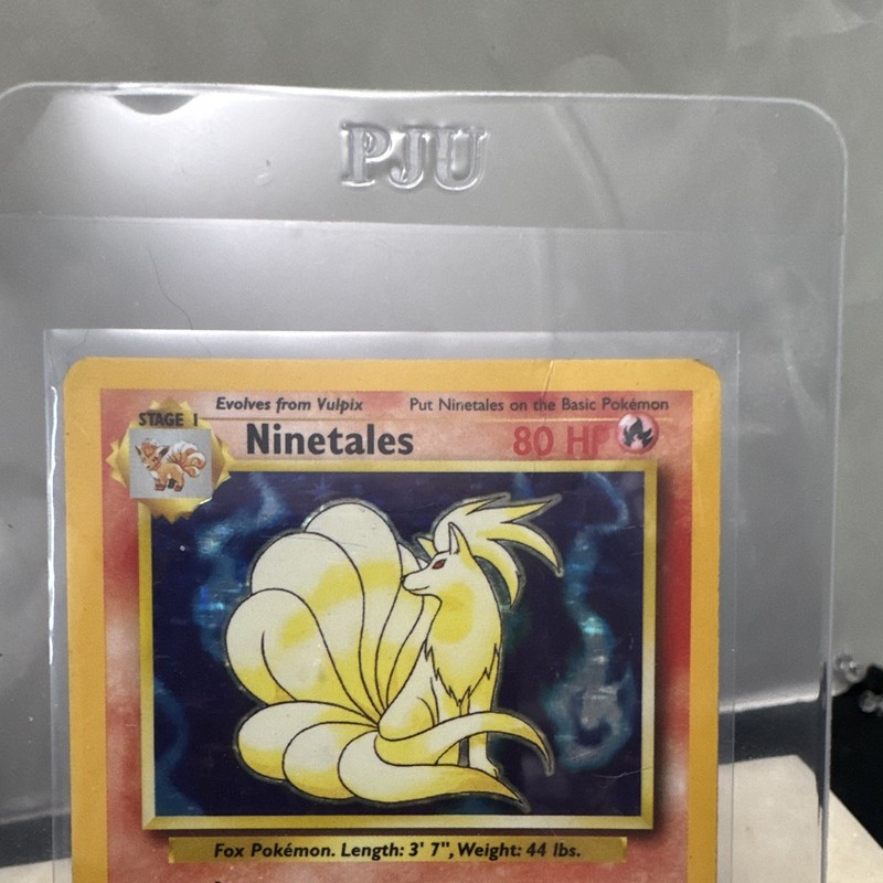 The Pokémon Company Ninetales Base Set 12/102 Holo Rare Stage 1 80 HP 1999