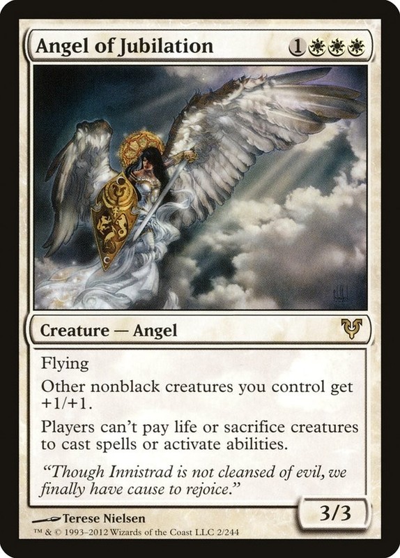 MTG Magic the Gathering Angel of Jubilation (2/252) Avacyn Restored LP