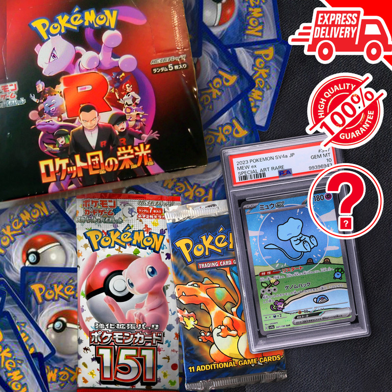 Pokemon High Value Lot – Sealed Booster Box Bundles Packs PSA God Pack – ENG/JAP