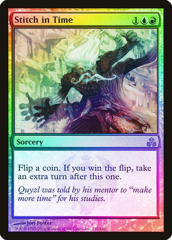 Stitch in Time FOIL Guildpact NM Blue Red Rare MAGIC GATHERING CARD ABUGames