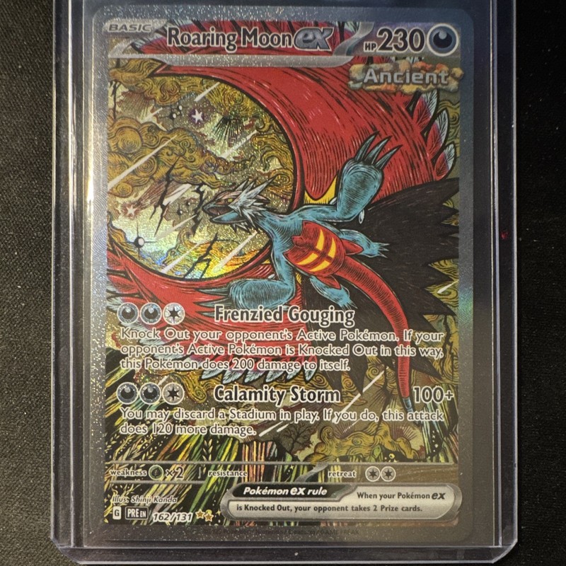 Pokemon TCG Roaring Moon ex 162/131 SV Prismatic Evolutions SIR Holo