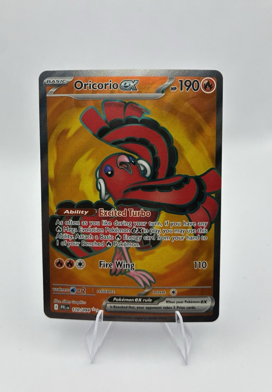 Oricorio EX, Pokémon Near Mint, Phantasmal Flames, Ultra Rare, 110/94