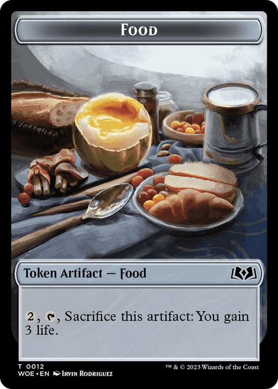 x1 Food WOE TOKEN MTG 12 TOKEN M/NM 1x