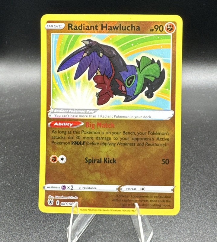 2022 Pokemon Astral Radiance Radiant Hawlucha #081/189