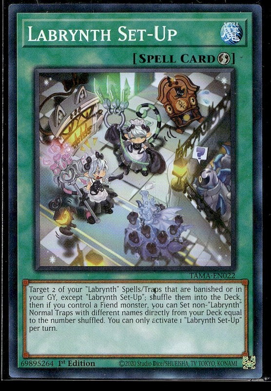 Labrynth Set-Up – TAMA-EN022 – 1st Edition – Holo – YuGiOh| Buy 2 Get 1 Free