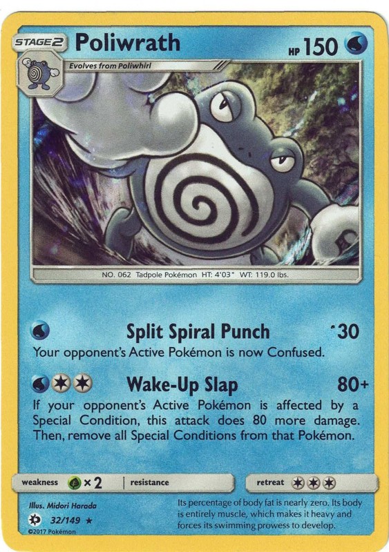 SM Base Set #32/149 Poliwrath (holo)