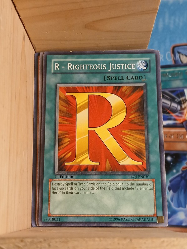 R – Righteous Justice EOJ-EN040 Enemy of Justice 1st Edition