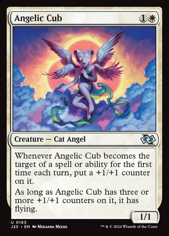 Angelic Cub 0163 Non Foil Uncommon Foundations Jumpstart MTG Near Mint