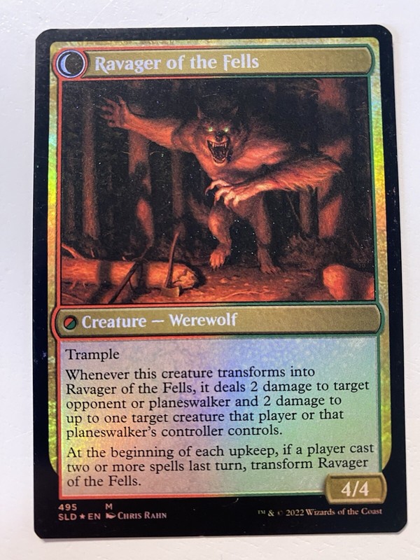 Huntmaster Of The Fells (495) *FOIL* SECRET LAIR: Chris Rahn NM/MT MTG Comb Ship gallery