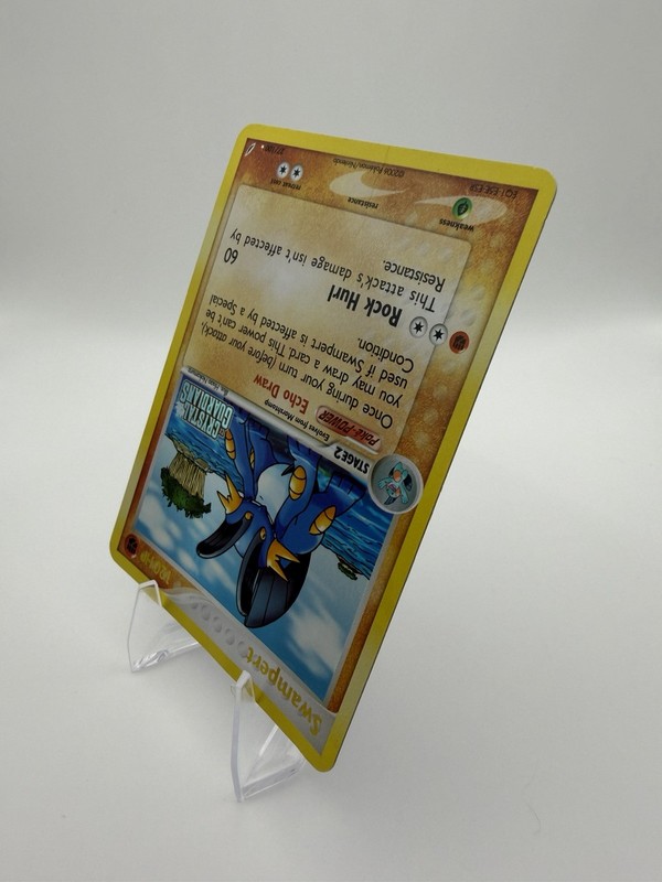 Pokémon TCG Swampert 027/100 Crystal Guardians Stamped Holo MP gallery