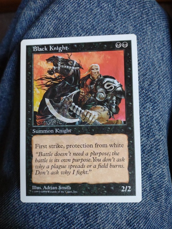 Magic The Gathering Anthologies Black Knight MTG TCG CCG NM+