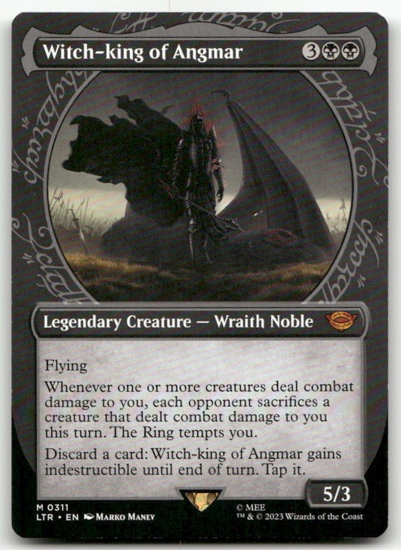 Witch-king of Angmar (Showcase) #311 (LP) Lord of the Rings LTR Magic MTG