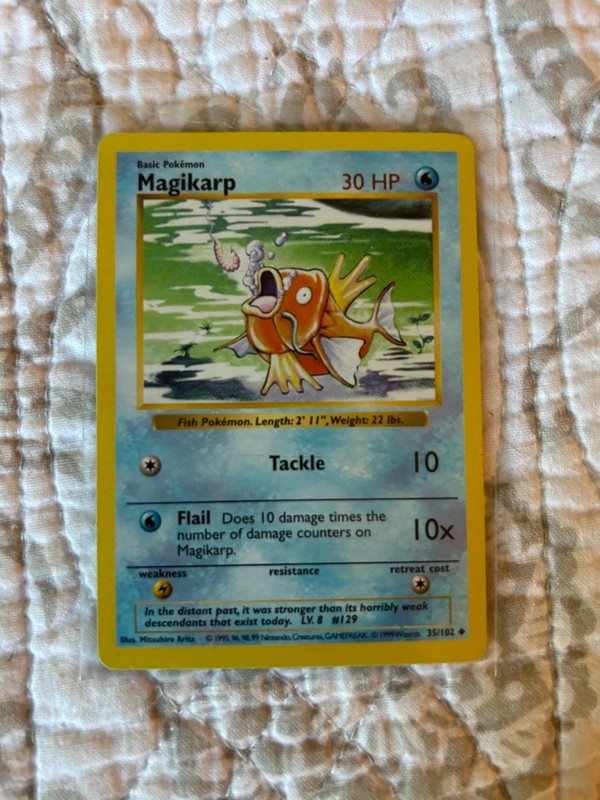 Magikarp 035/102 Base Set (Shadowless) Regular gallery