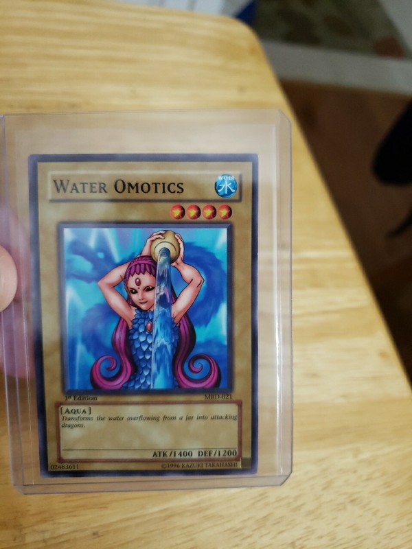 Yu-Gi-Oh! TCG MRD-021 Water Omotics Metal Raiders 1st Edition Never Played NM-MT