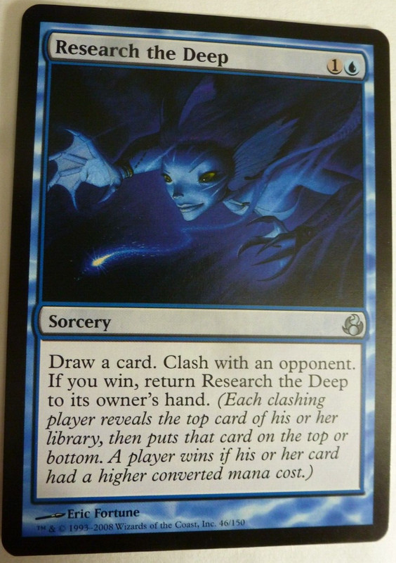 Magic The Gathering Research The Deep Morningtide #46 LP/NM