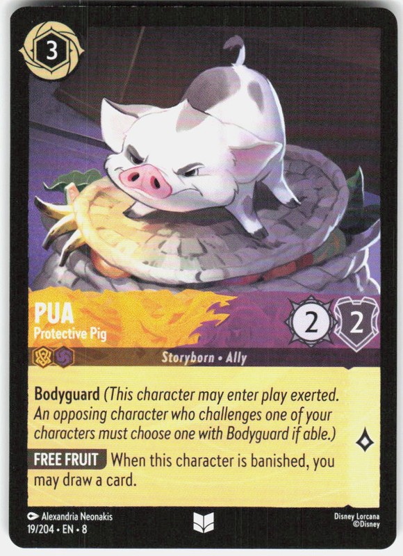 Pua Protective Pig 19/204 Reign of Jafar Disney Lorcana