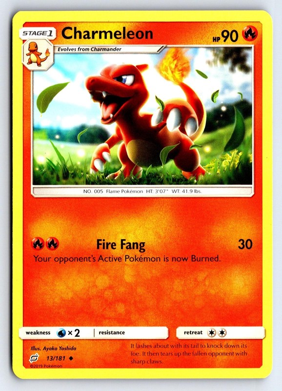 Charmeleon 13 UC Team Up Pokemon NM/M