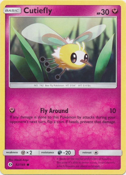 Cutiefly – 92/149 – Common – Lightly Played