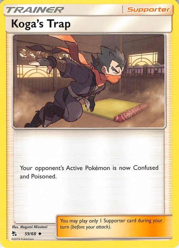 Koga’s Trap 59/68 Uncommon Hidden Fates Pokemon Near Mint
