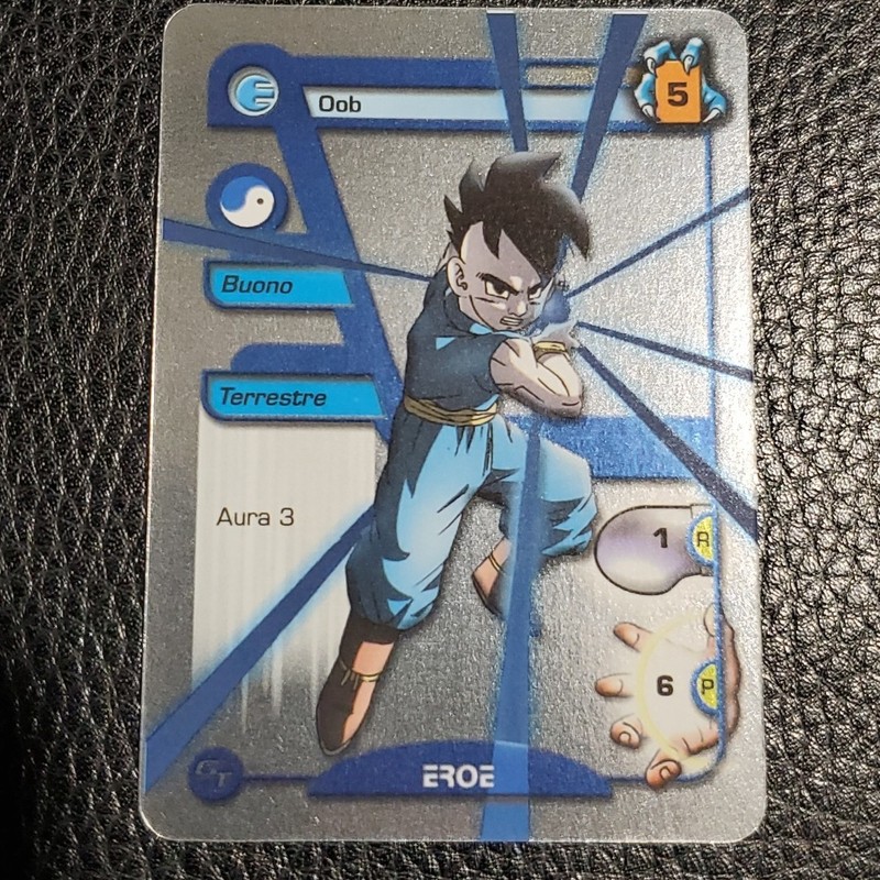 Uub Oob “Metal” Foil Italian Dragon Ball GT Z DBZ TCG Alkar Tesla NM