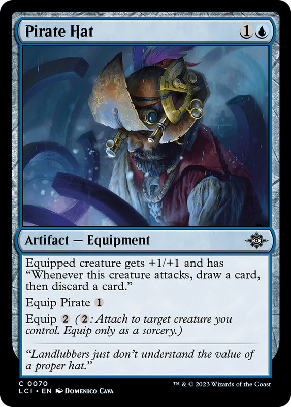 x4 Pirate Hat LCI MTG 70 COMMON M/NM 4x