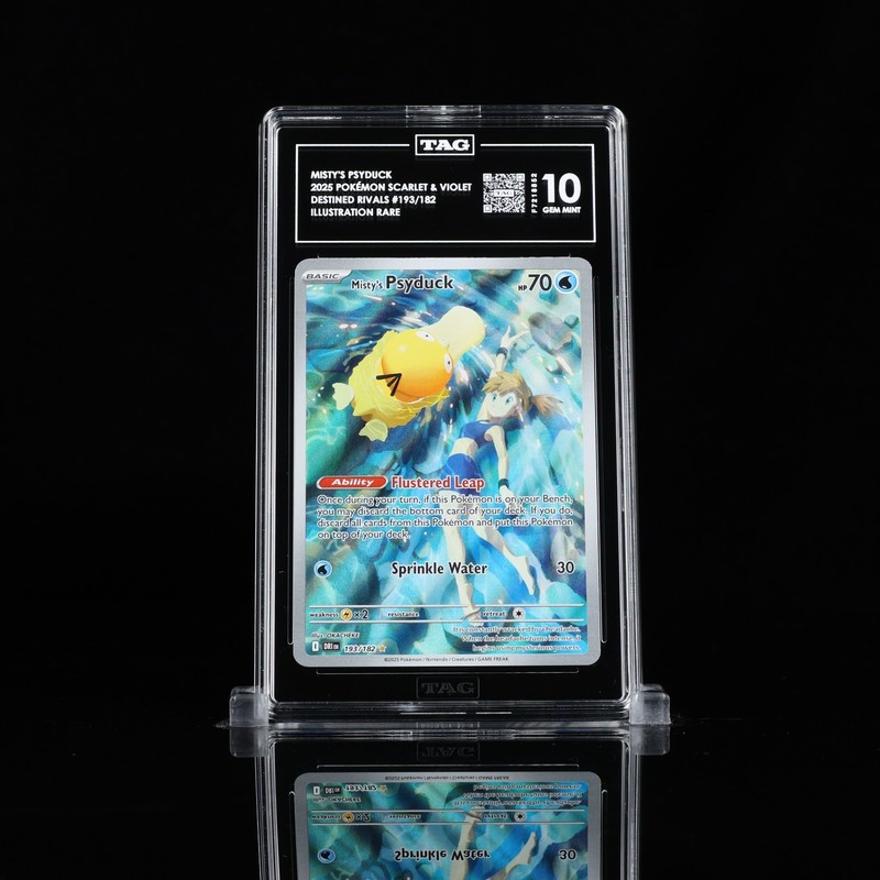 Misty’s Psyduck 193/182 Sv10: Destined Rivals Holo TAG 10