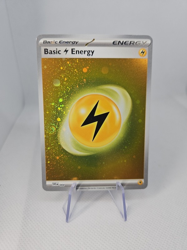 Lightning Energy Cosmos Holo Basic SVE 004 Near Mint Pokemon TCG