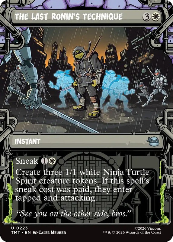 The Last Ronin’s Technique – Showcase~0223~NM~(TMT) – Teenage Mutant Ninja Turtl